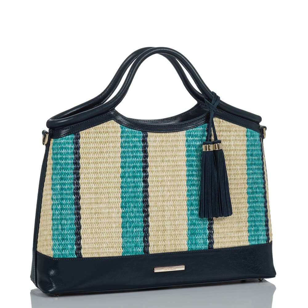 Brahmin Elaine Navy Anguilla