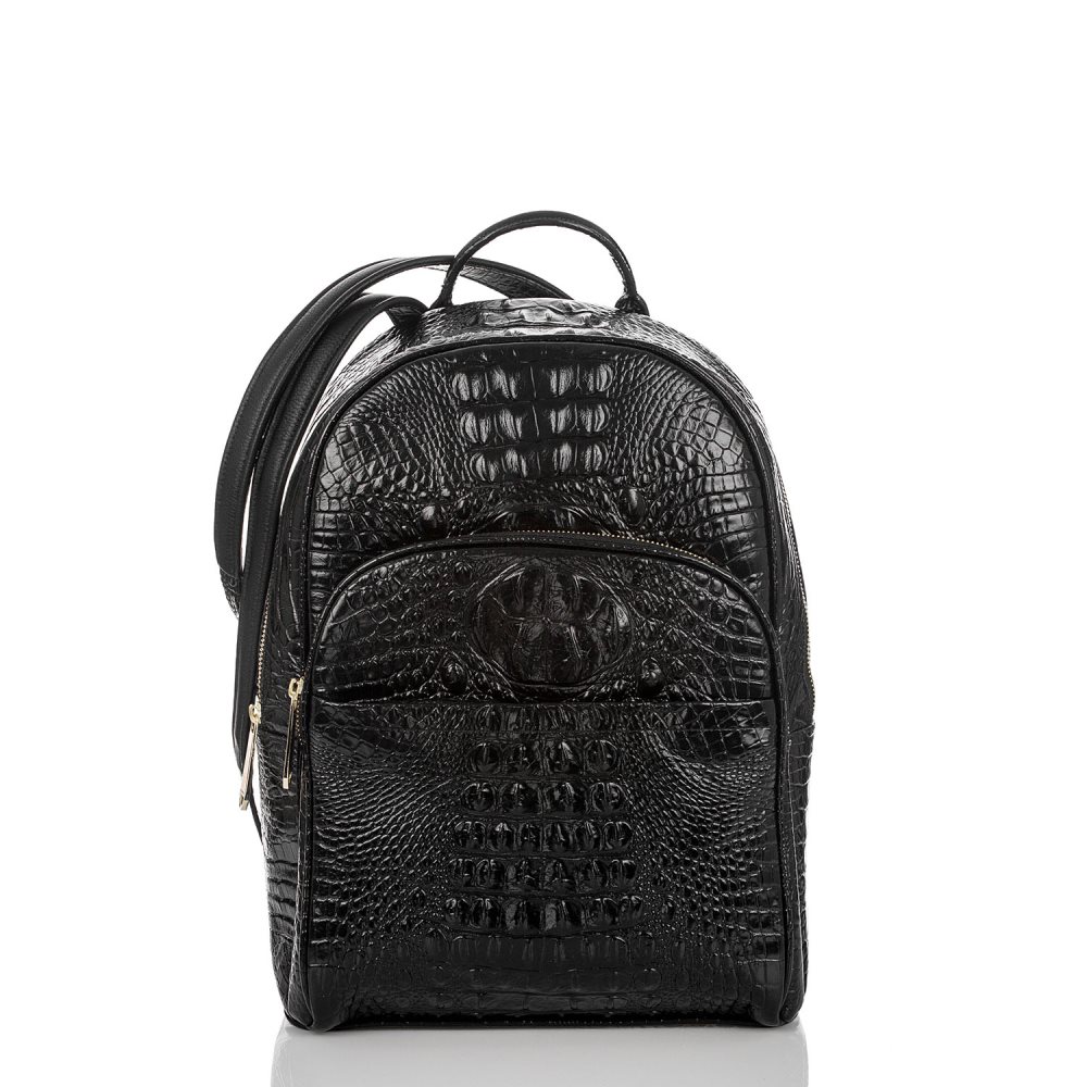 Brahmin Dartmouth Backpack | Black Leather Backpack