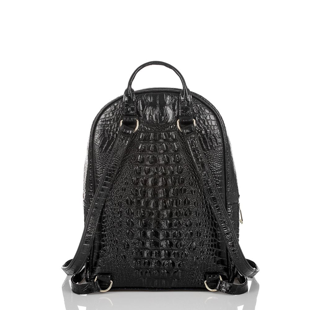 Brahmin Dartmouth Backpack | Black Leather Backpack