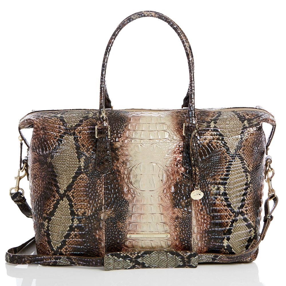 Brahmin Duxbury Weekender Diamondback Ombre Melbourne [WIyw2RQK] - $117 ...