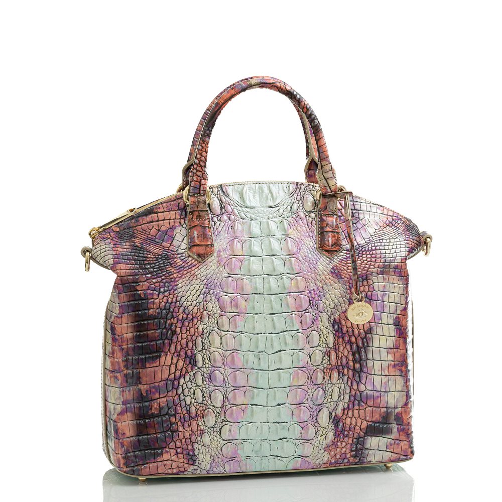 Brahmin Large Duxbury Satchel Supernova Ombre Melbourne