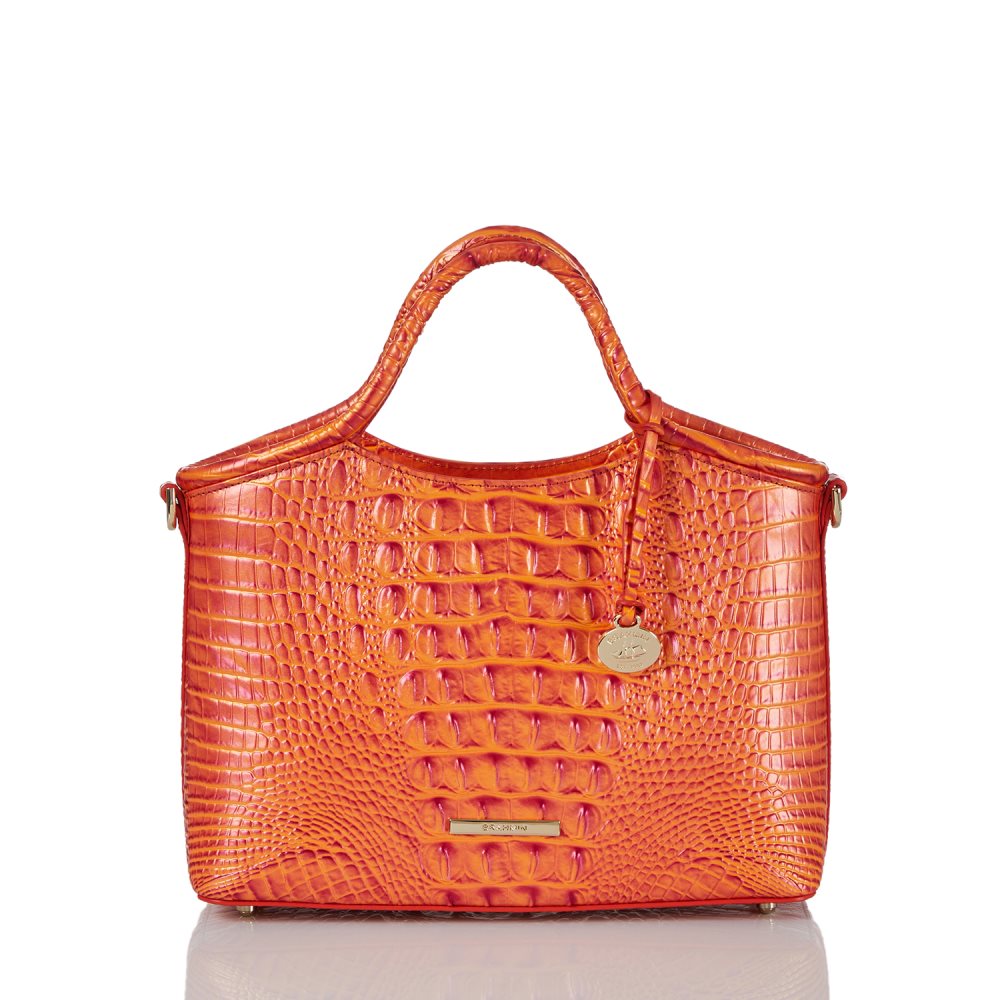 Brahmin Small Elaine Dusty Orange Melbourne