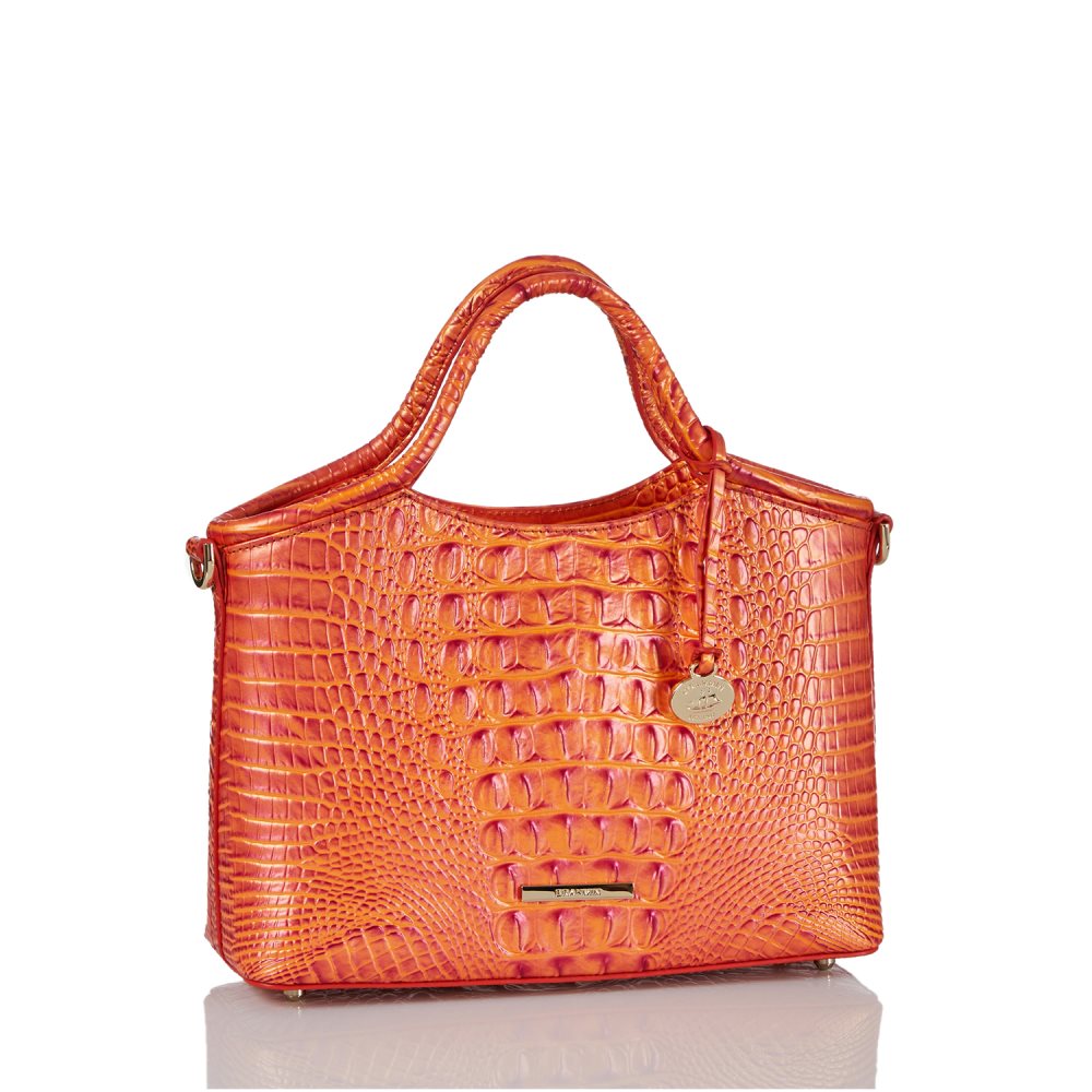 Brahmin Small Elaine Dusty Orange Melbourne