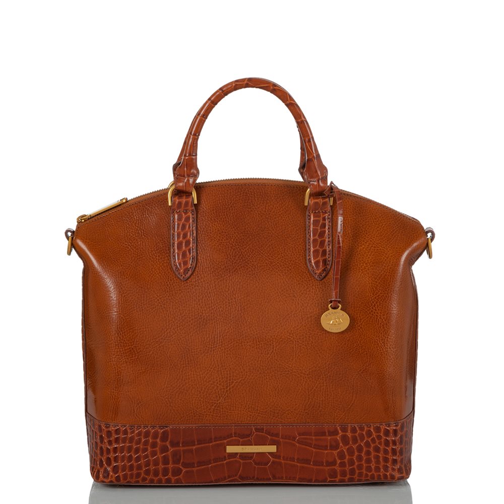 Brahmin Large Duxbury Satchel Butterscotch Laurence