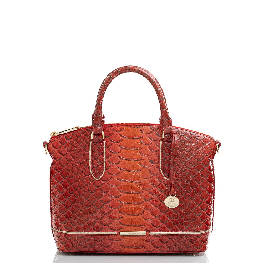 Brahmin Duxbury Satchel Heat Brasilia