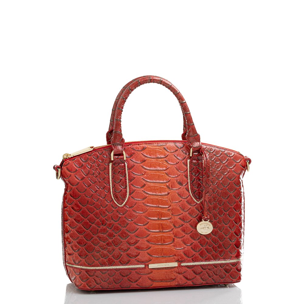 Brahmin Duxbury Satchel Heat Brasilia