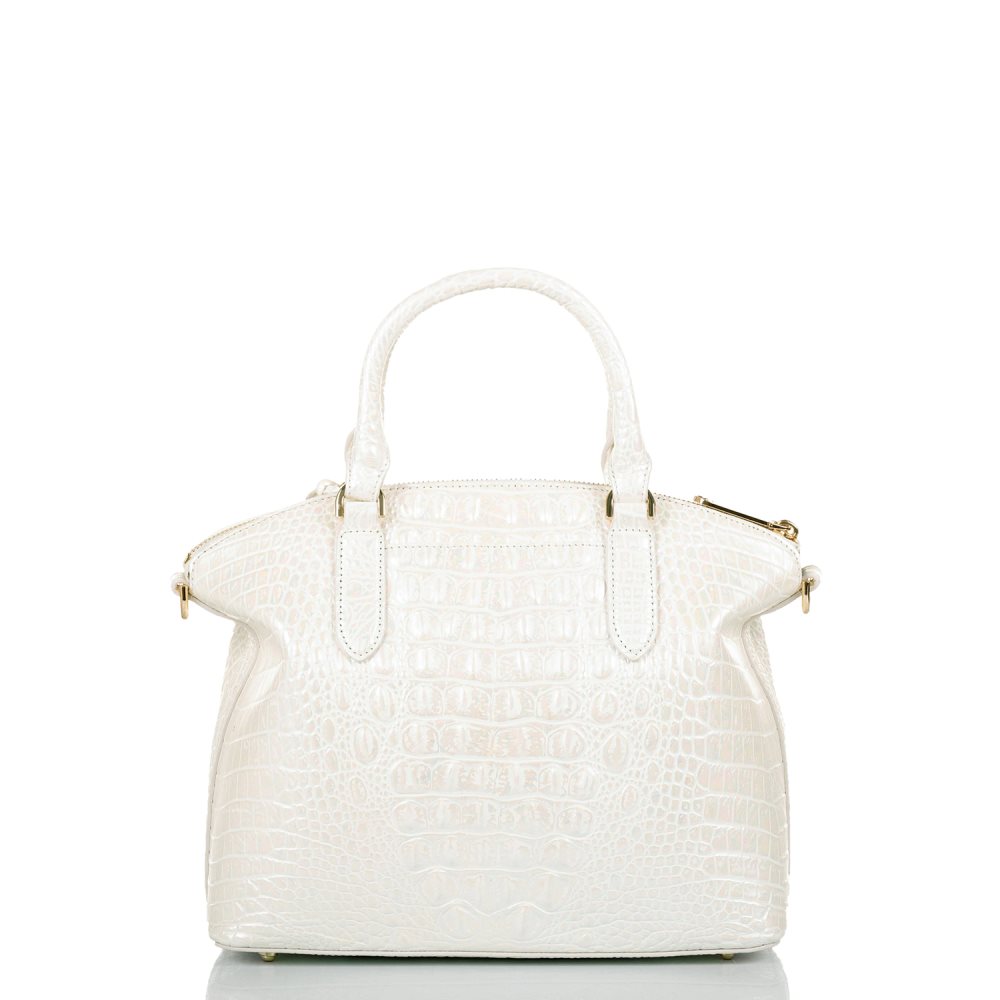 Brahmin Duxbury Satchel Milk Belmar