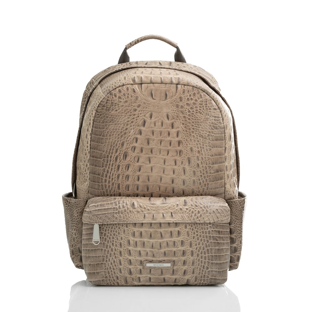 Brahmin Lucas Backpack Biscuit Valley