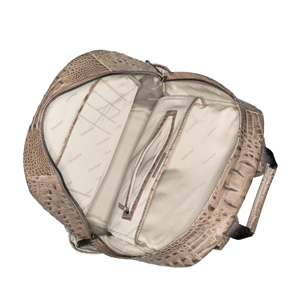 Brahmin Lucas Backpack Biscuit Valley