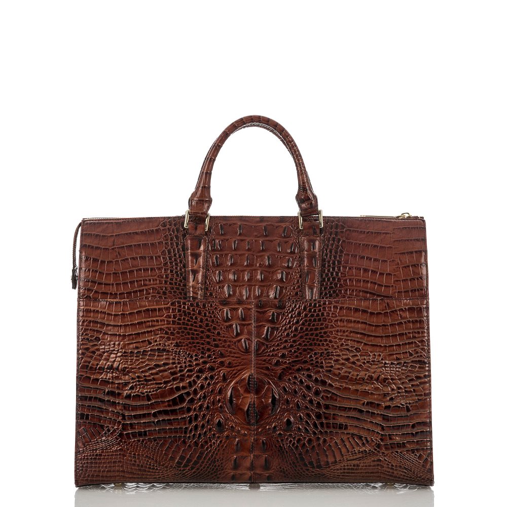 Brahmin Business Tote Bag | Pecan Melbourne