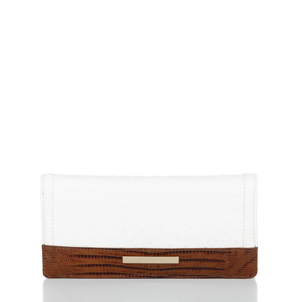 Brahmin Ady Wallet Milk Sanibel