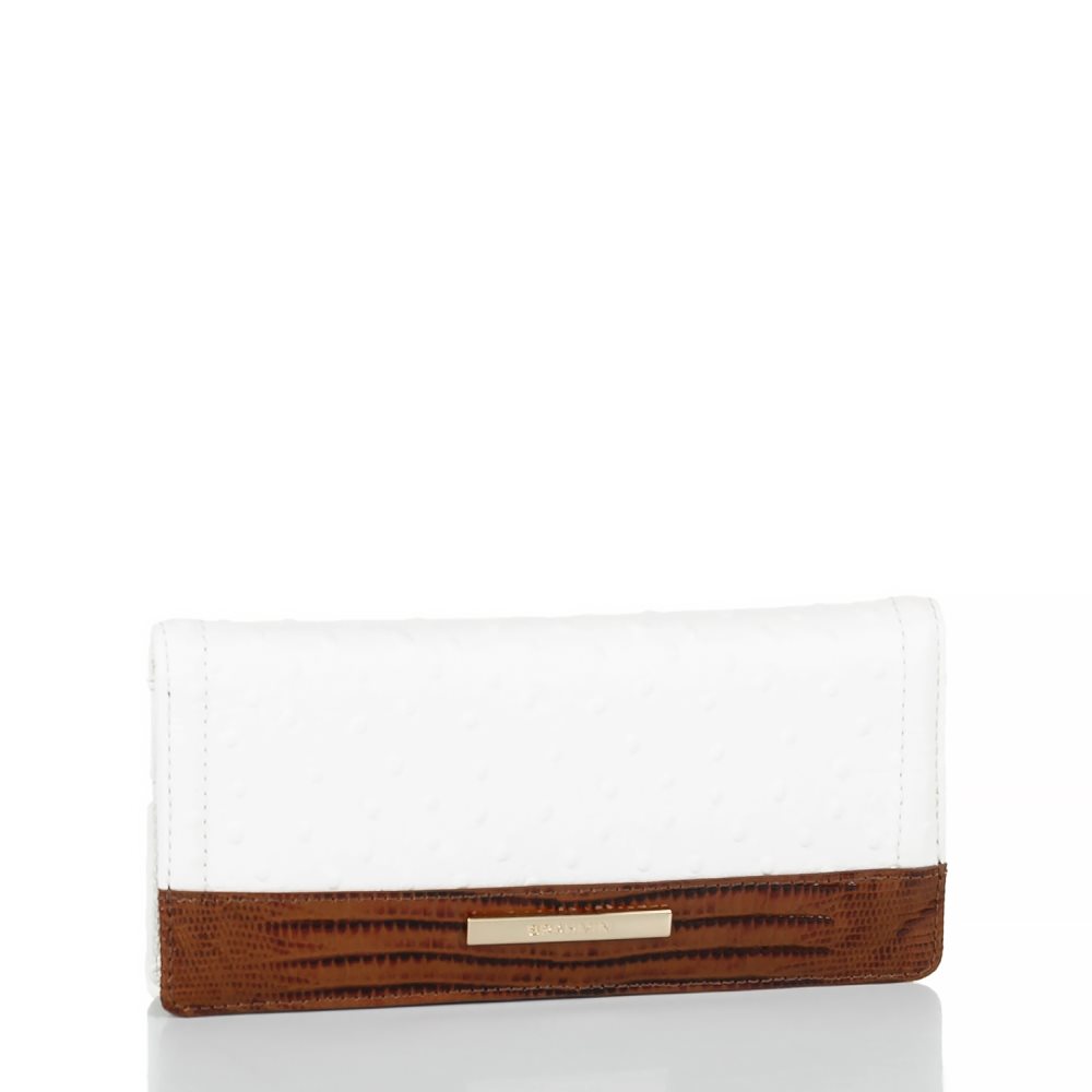 Brahmin Ady Wallet Milk Sanibel