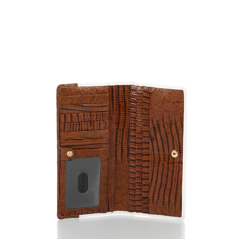 Brahmin Ady Wallet Milk Sanibel