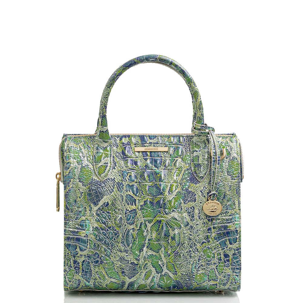 Brahmin Small Caroline Green Viper Melbourne