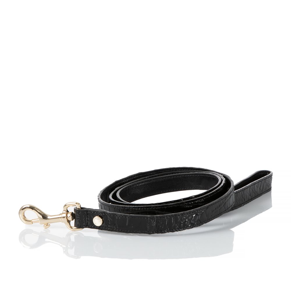 Brahmin Medium Pet Leash Black Melbourne