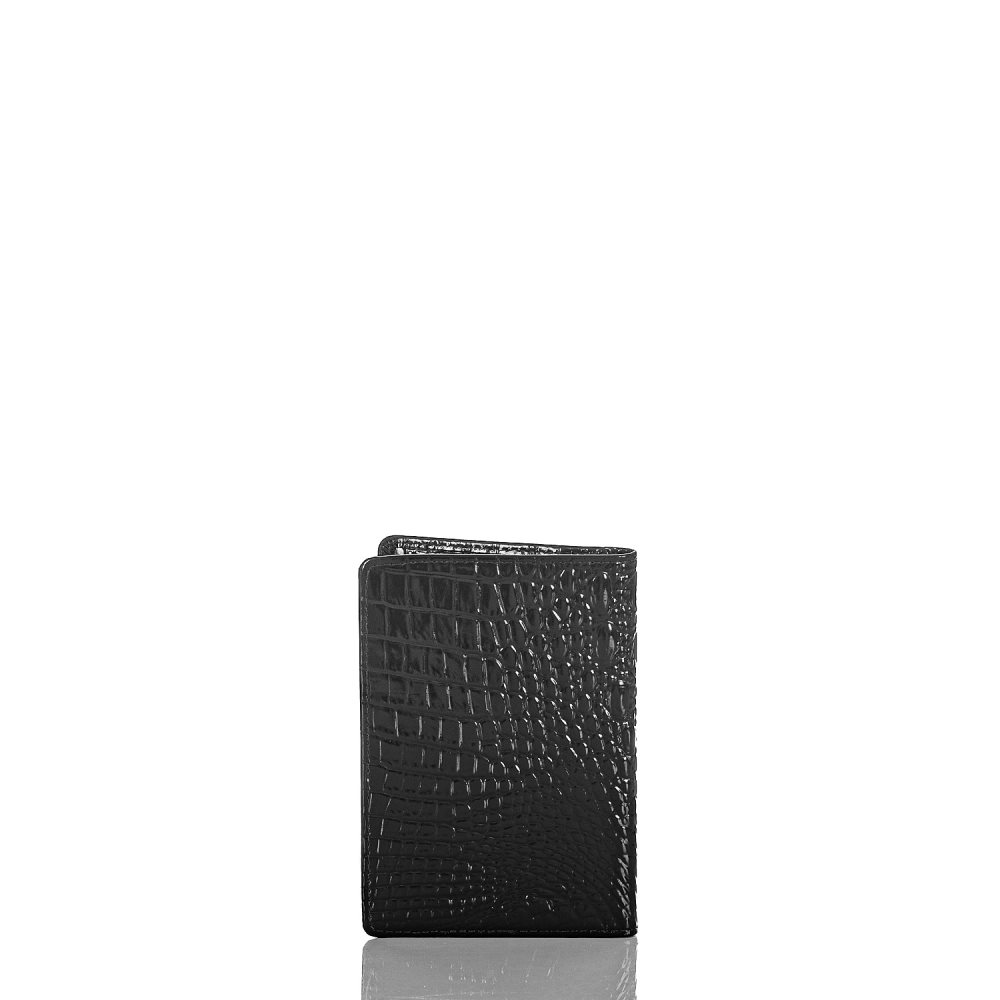 Brahmin Passport Wallet Black Melbourne