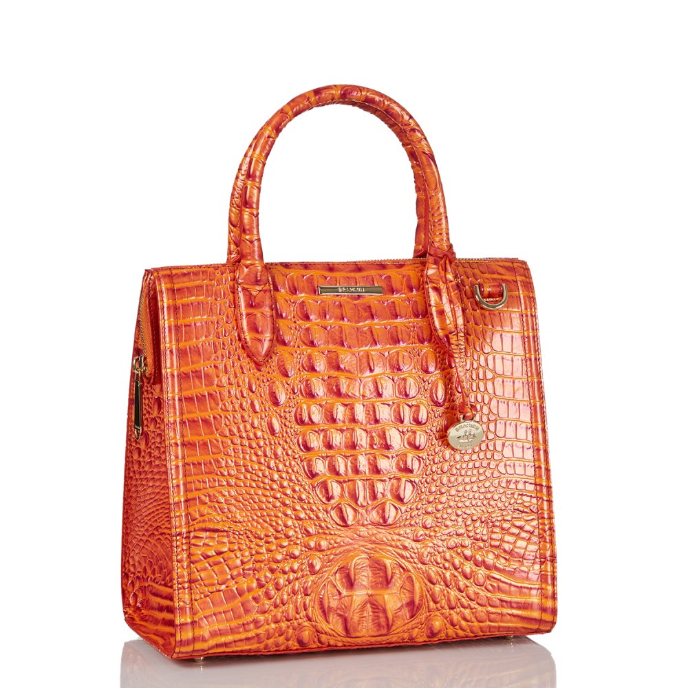 Brahmin Caroline Dusty Orange Melbourne