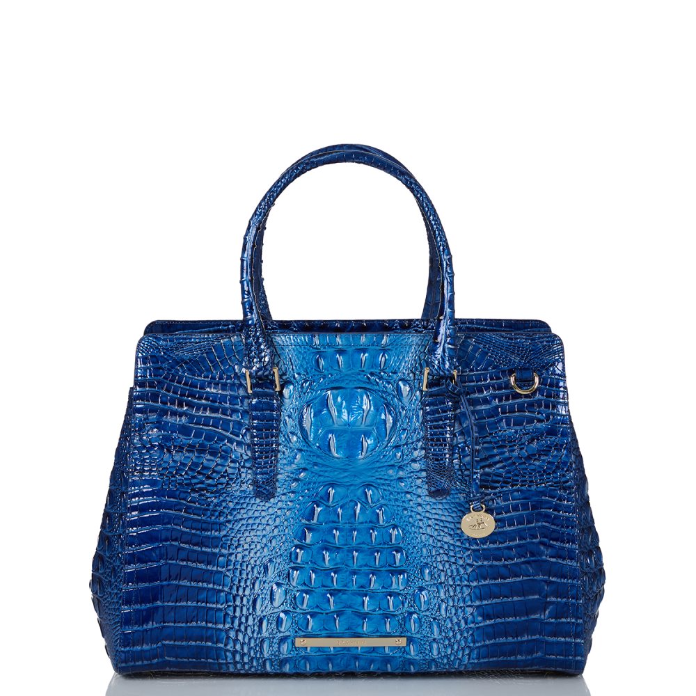 Brahmin Finley Carryall Vista Blue Ombre Melbourne