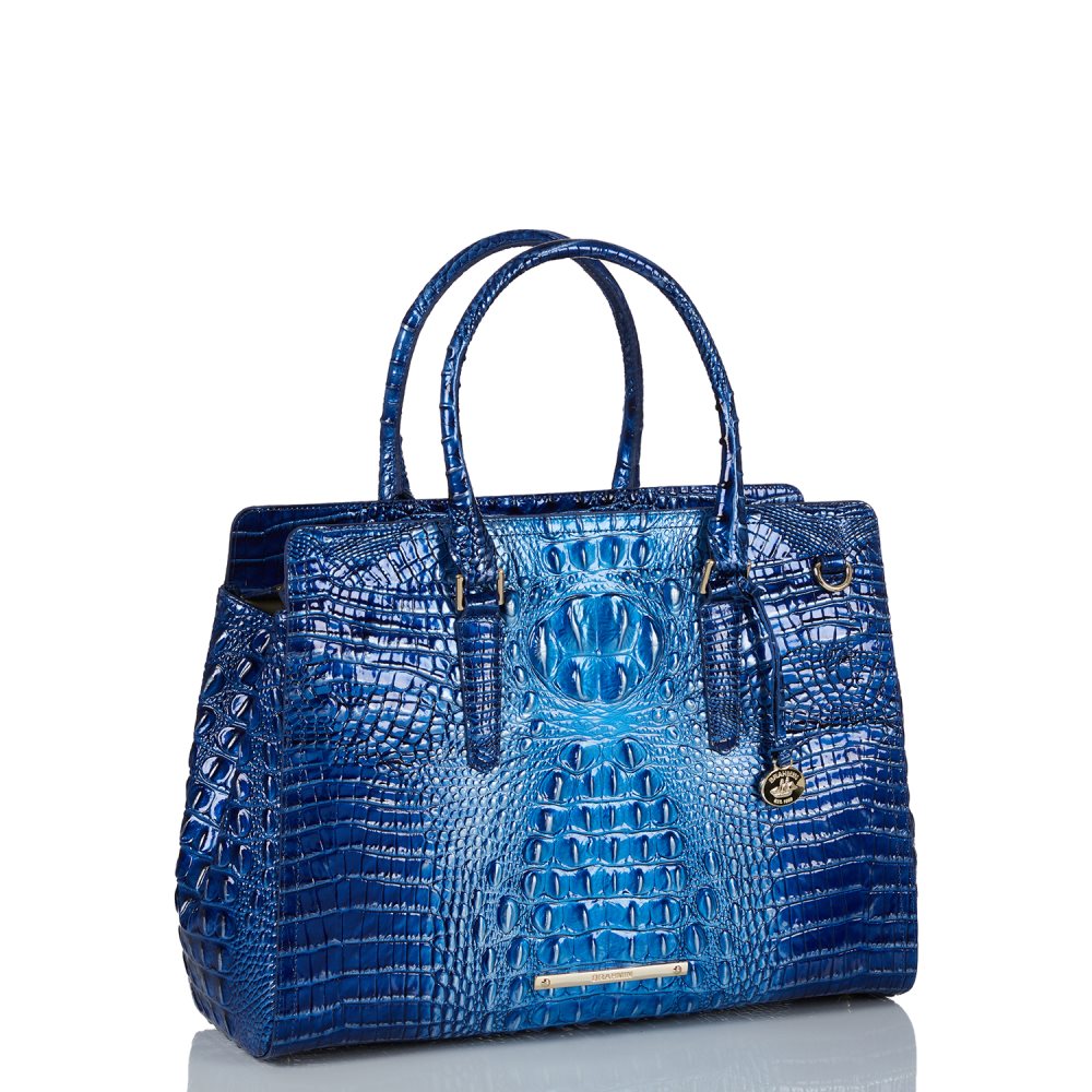 Brahmin Finley Carryall Vista Blue Ombre Melbourne