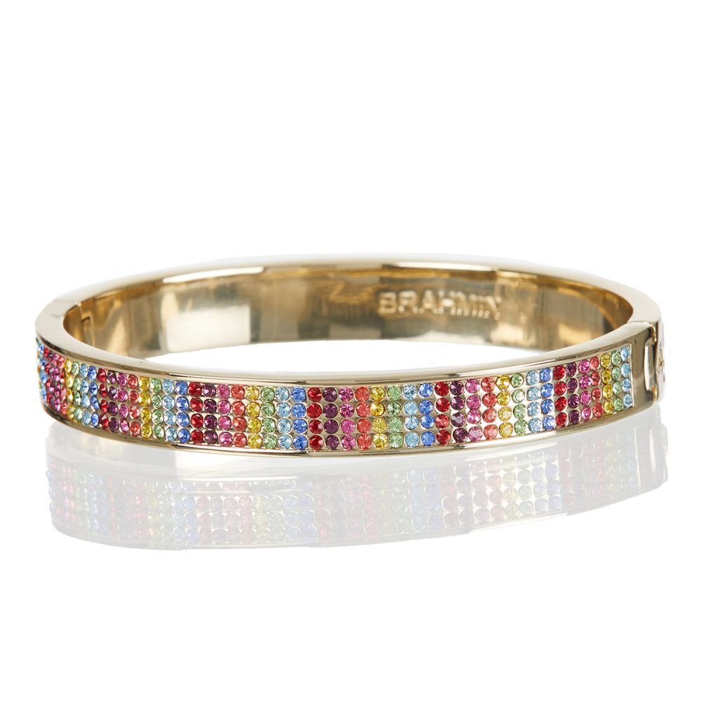 Brahmin Split Crystal Bangle Multi Fairhaven