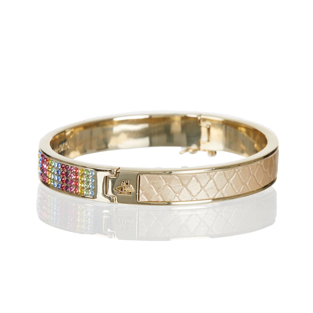 Brahmin Split Crystal Bangle Multi Fairhaven