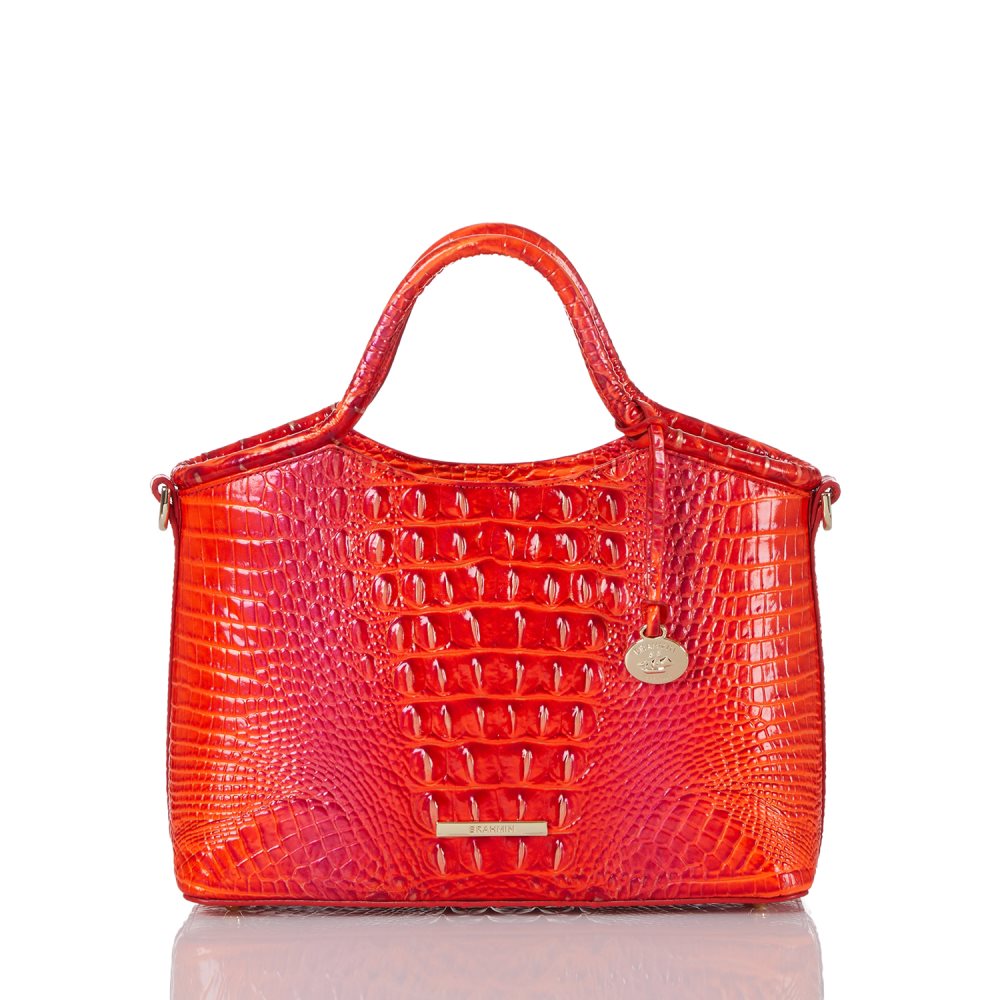 Brahmin Small Elaine Flame Melbourne