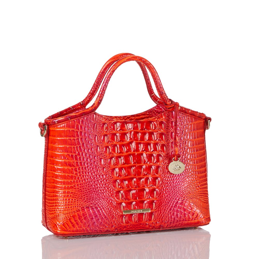 Brahmin Small Elaine Flame Melbourne