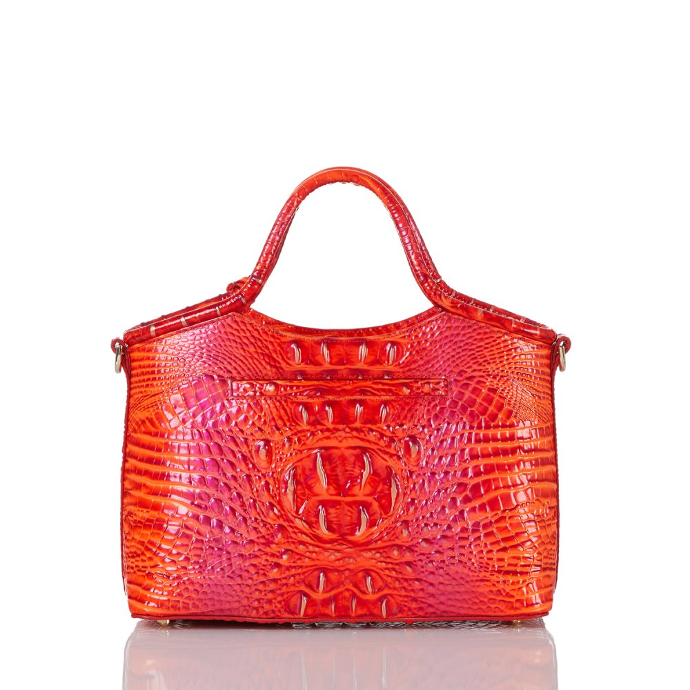 Brahmin Small Elaine Flame Melbourne