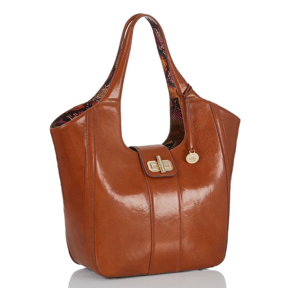 Brahmin Carla Cognac Dunaway