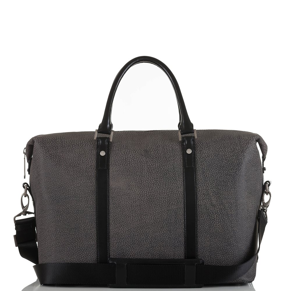 Brahmin Duxbury Duffle Charcoal Aslan