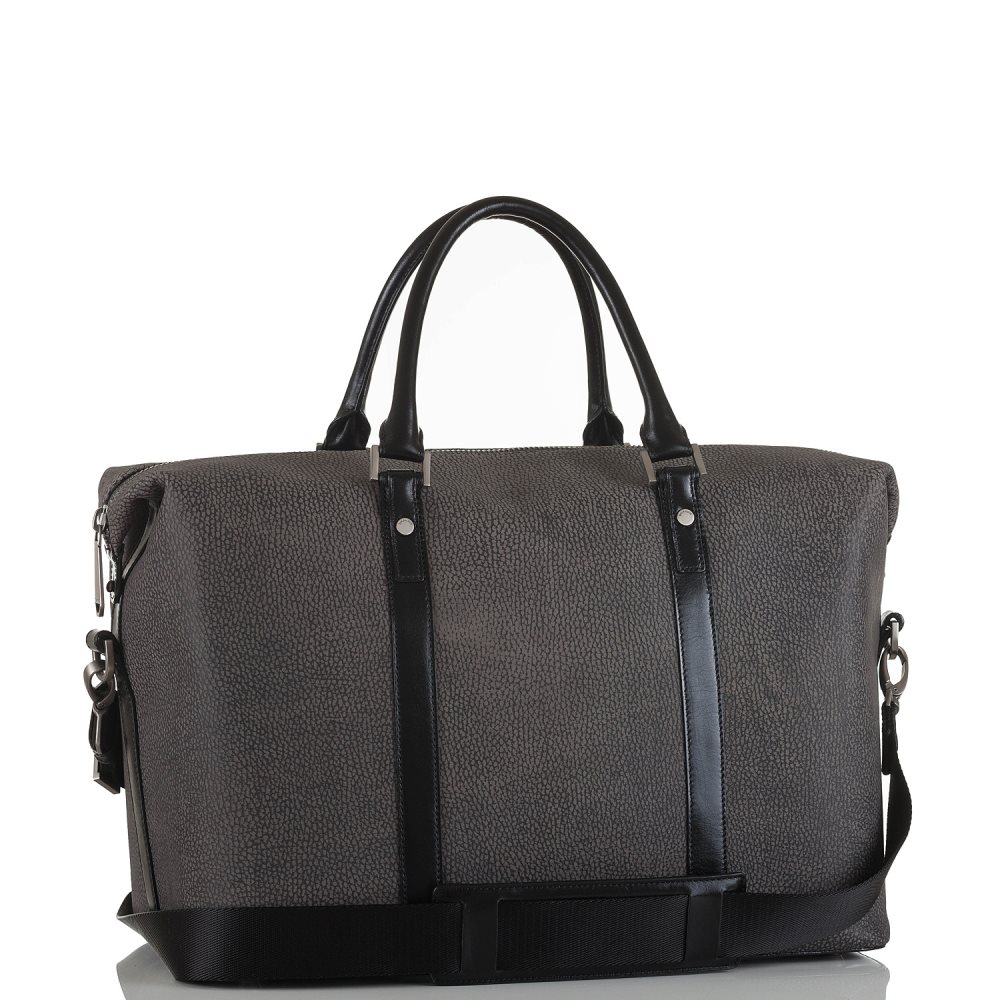 Brahmin Duxbury Duffle Charcoal Aslan