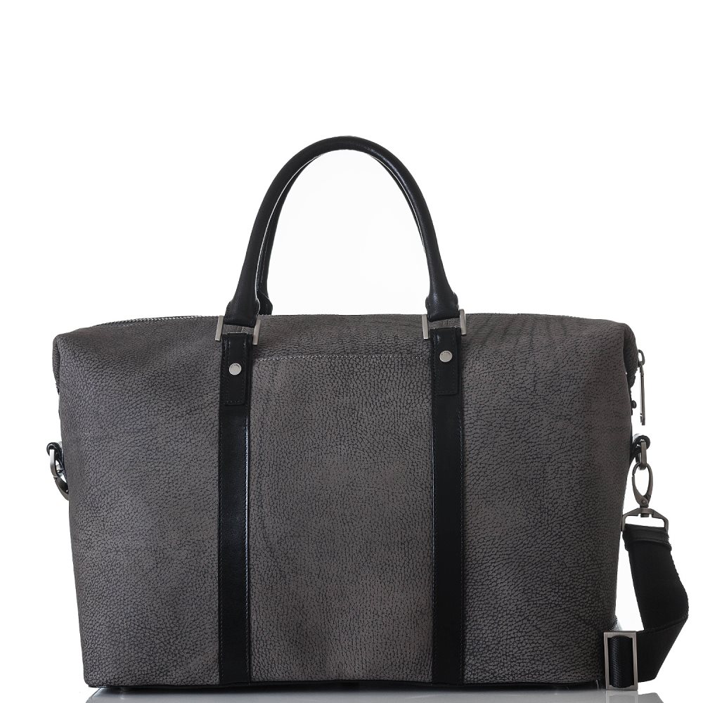 Brahmin Duxbury Duffle Charcoal Aslan