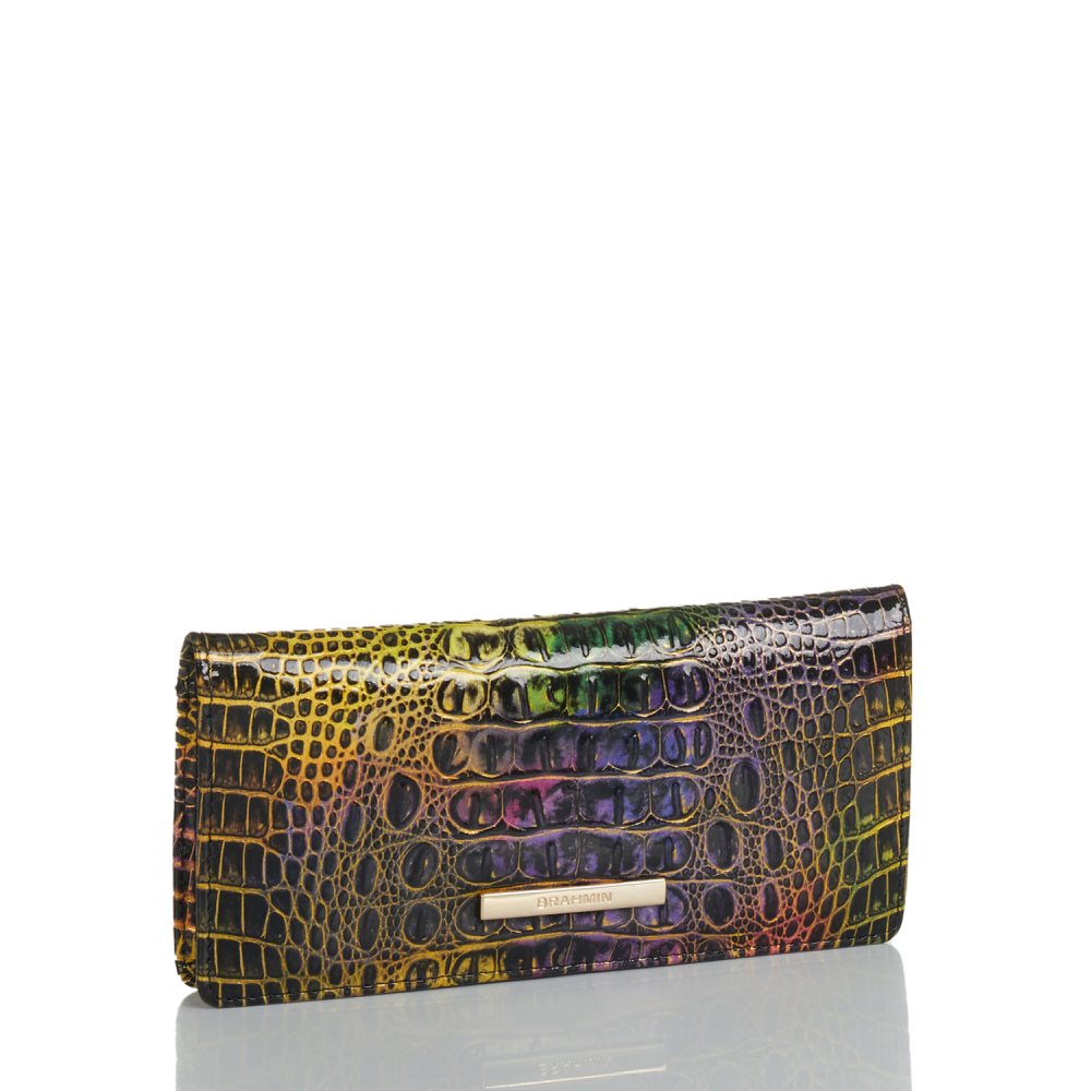 Brahmin Ady Wallet Neon Lights Mini Melbourne