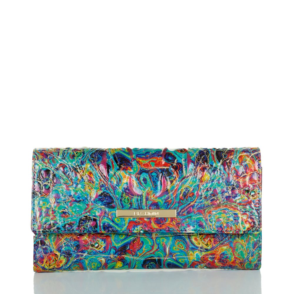 Brahmin Cordelia Wallet Blue Ammolite Melbourne