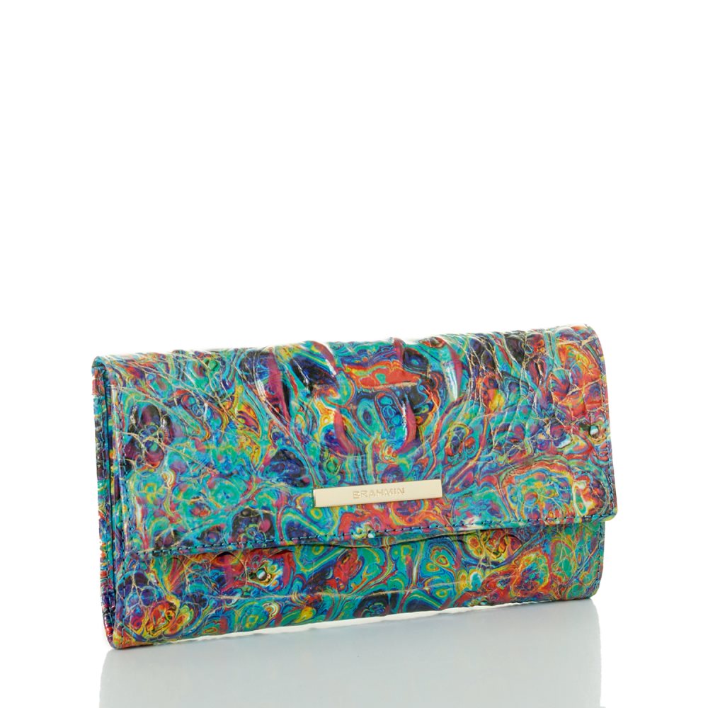 Brahmin Cordelia Wallet Blue Ammolite Melbourne