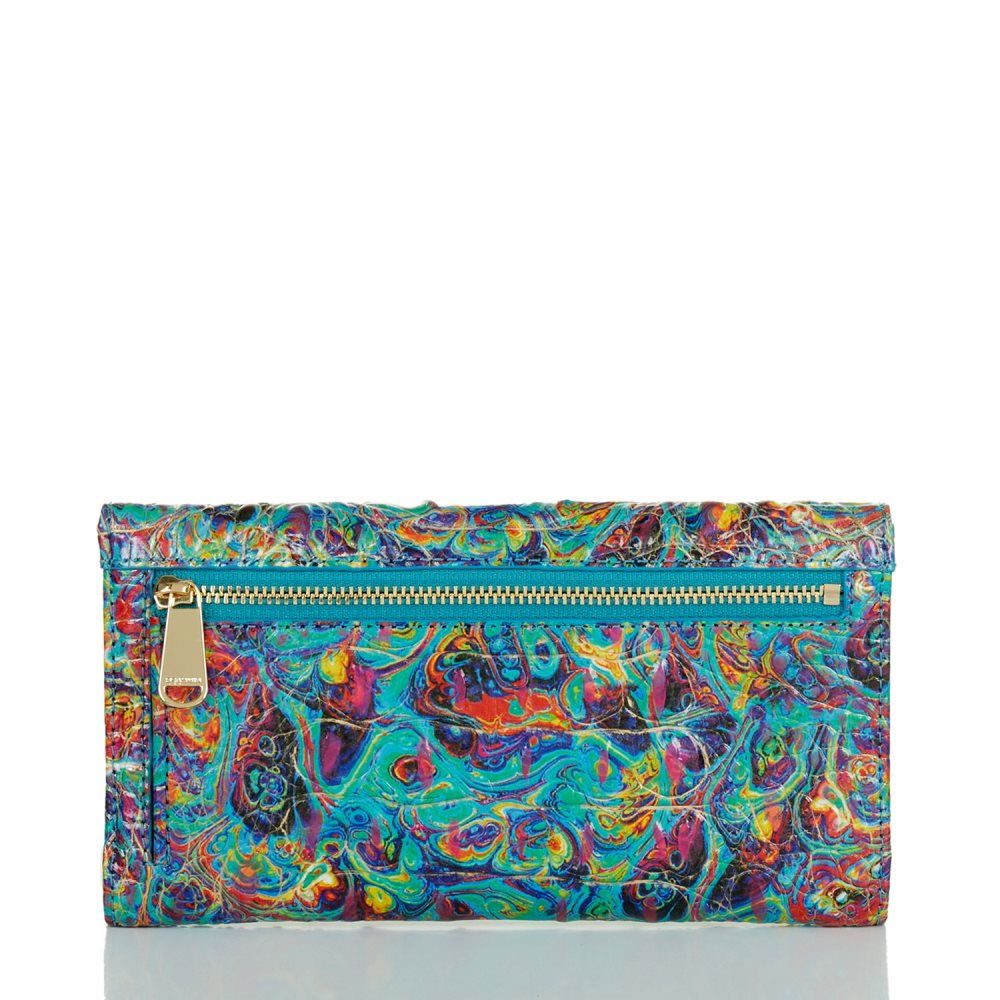 Brahmin Cordelia Wallet Blue Ammolite Melbourne