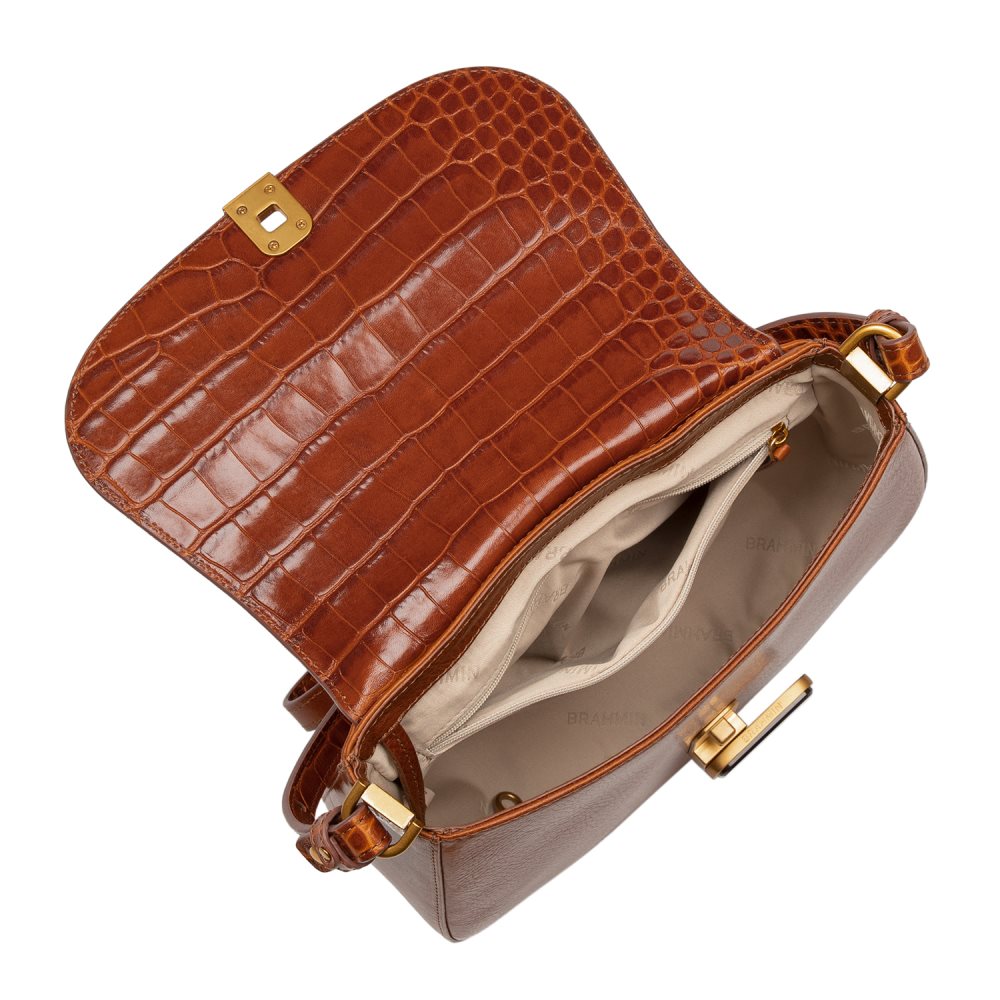 Brahmin Small Nadine Butterscotch Laurence