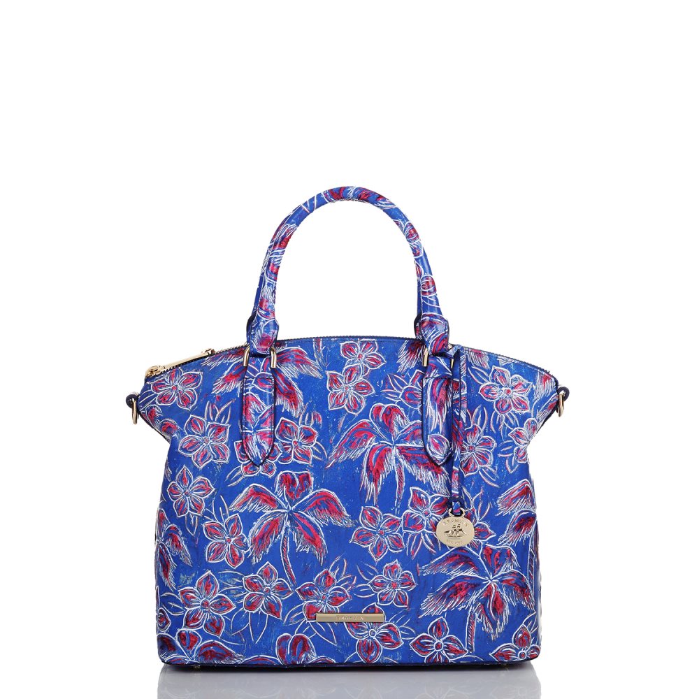 Brahmin Duxbury Satchel Vista Blue Torrone