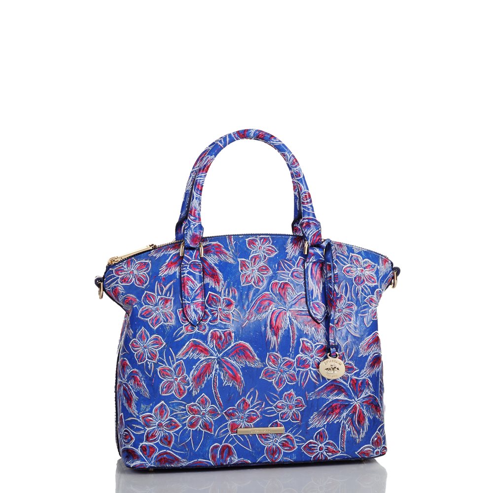 Brahmin Duxbury Satchel Vista Blue Torrone