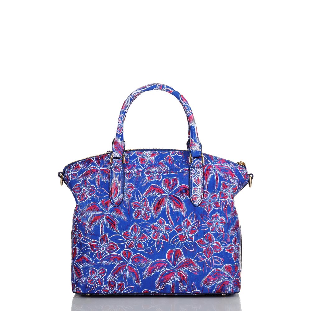 Brahmin Duxbury Satchel Vista Blue Torrone