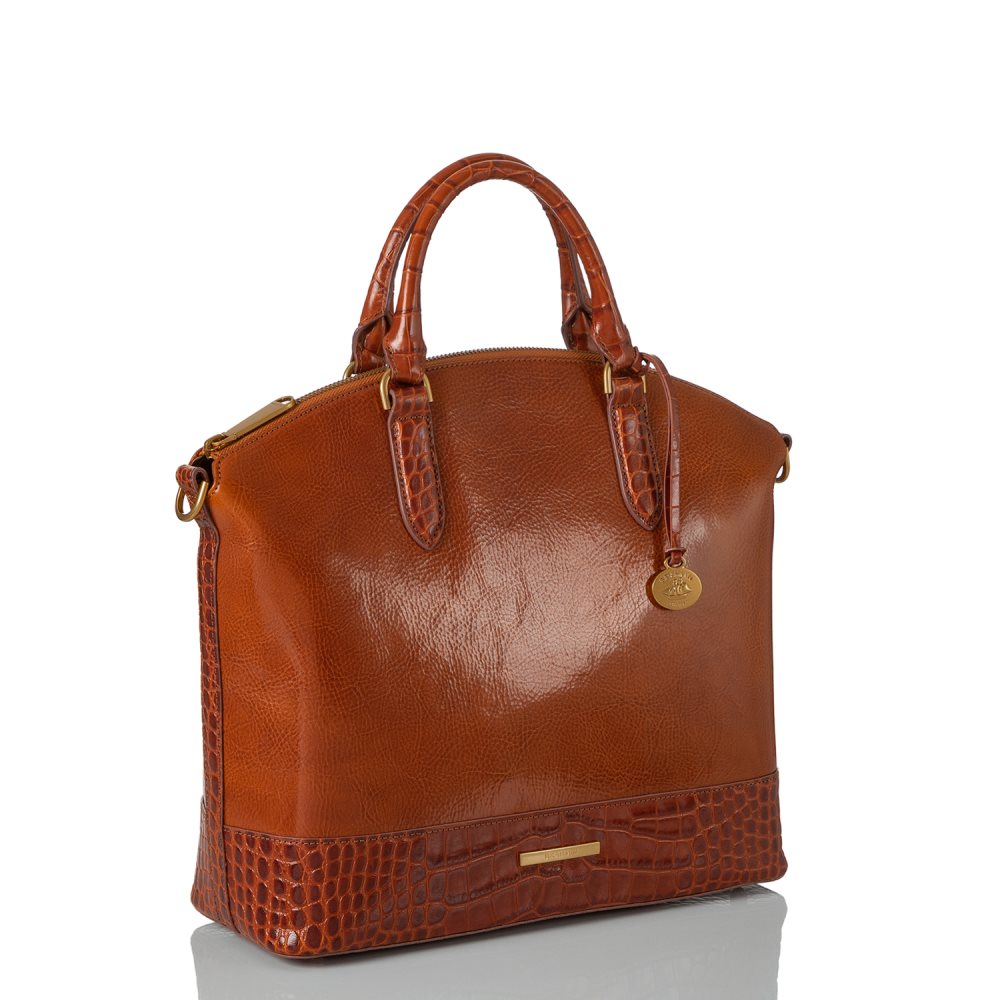 Brahmin Large Duxbury Satchel Butterscotch Laurence