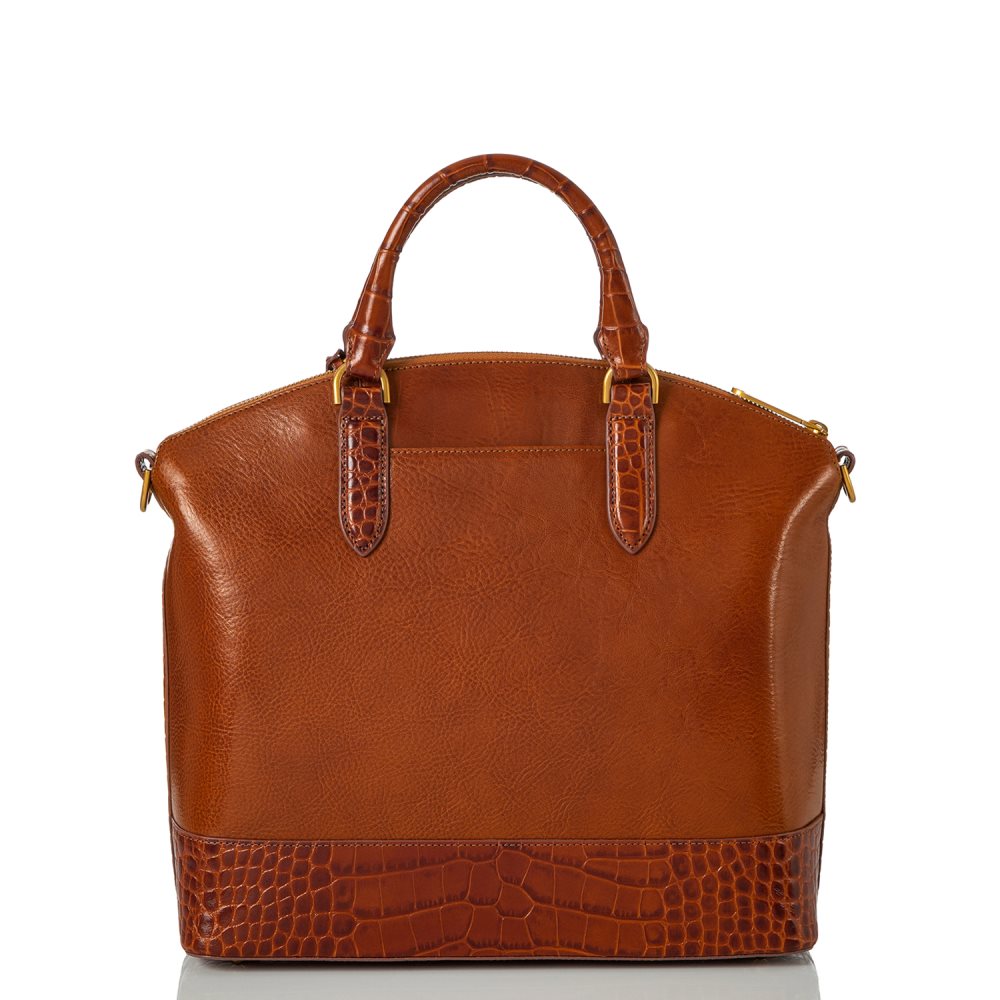 Brahmin Large Duxbury Satchel Butterscotch Laurence