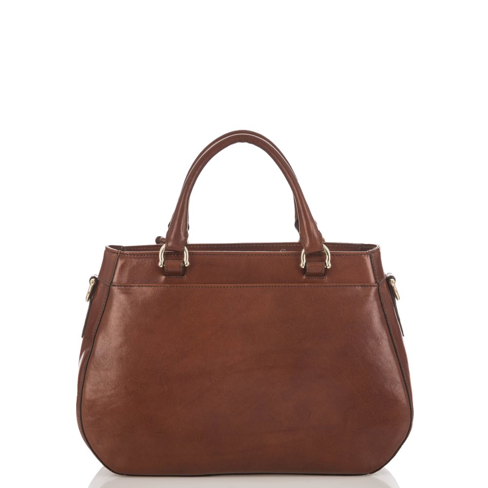 Brahmin Raelynn Cognac Topsail