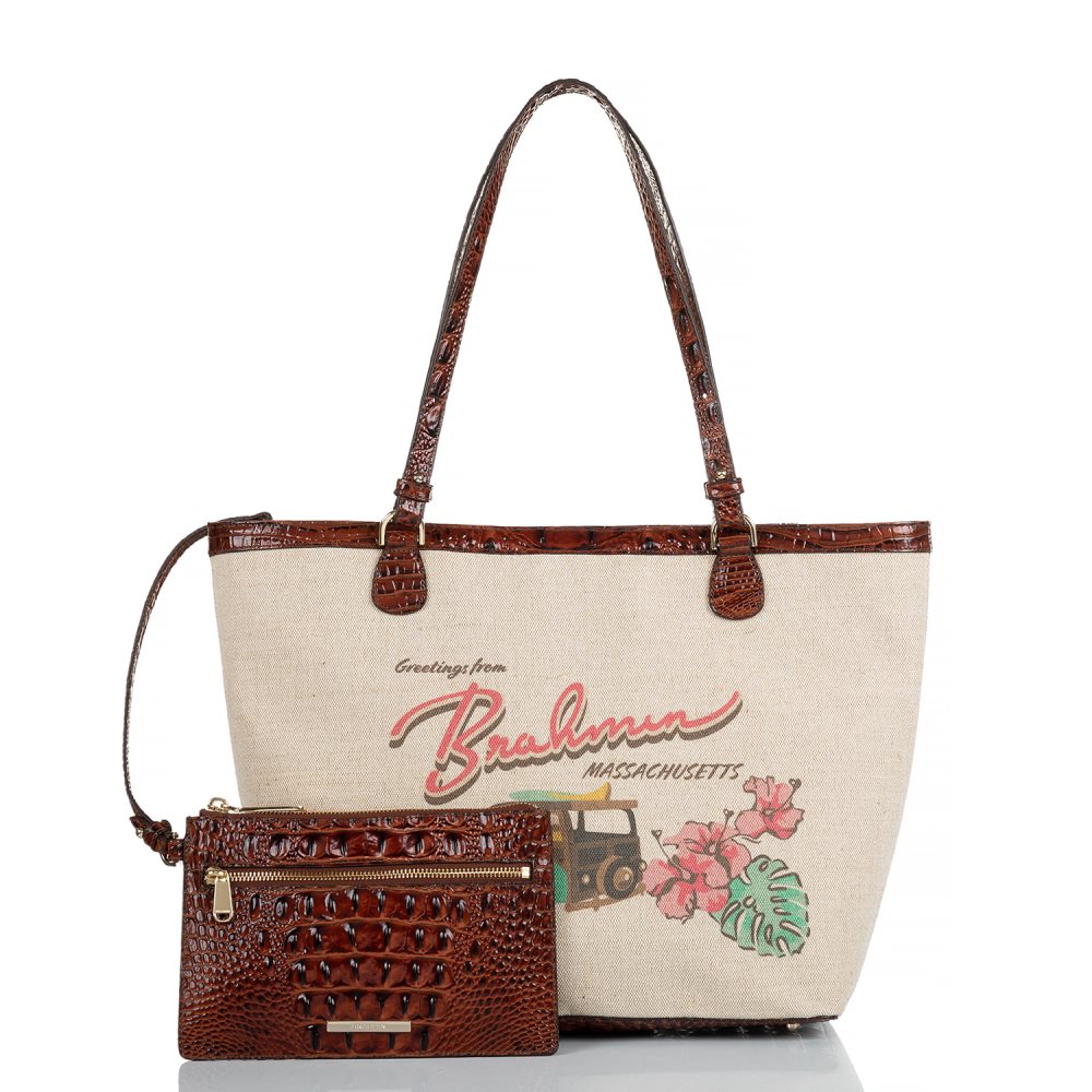 Brahmin Brooke Pecan Pipa