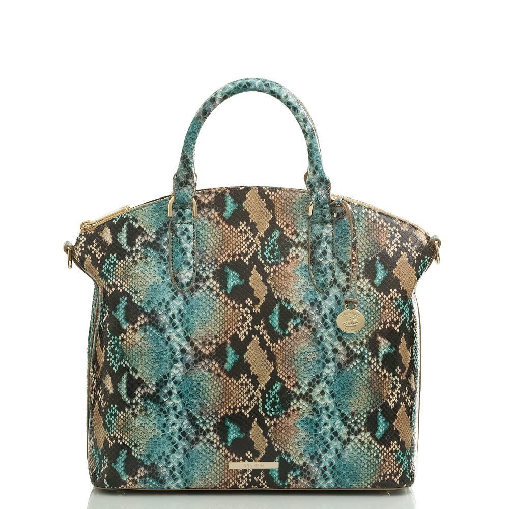 Brahmin Large Duxbury Satchel Ocean Lilyana