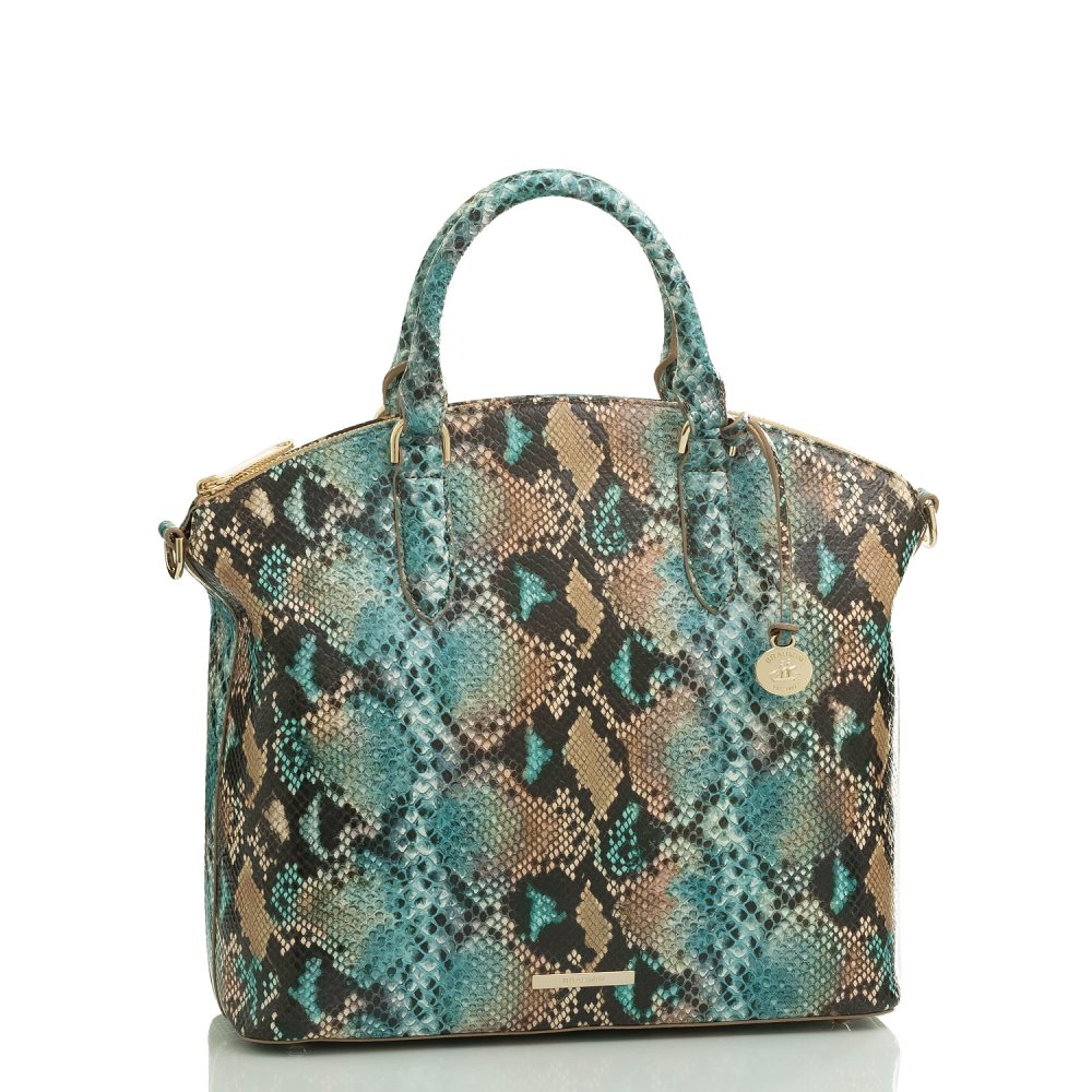 Brahmin Large Duxbury Satchel Ocean Lilyana