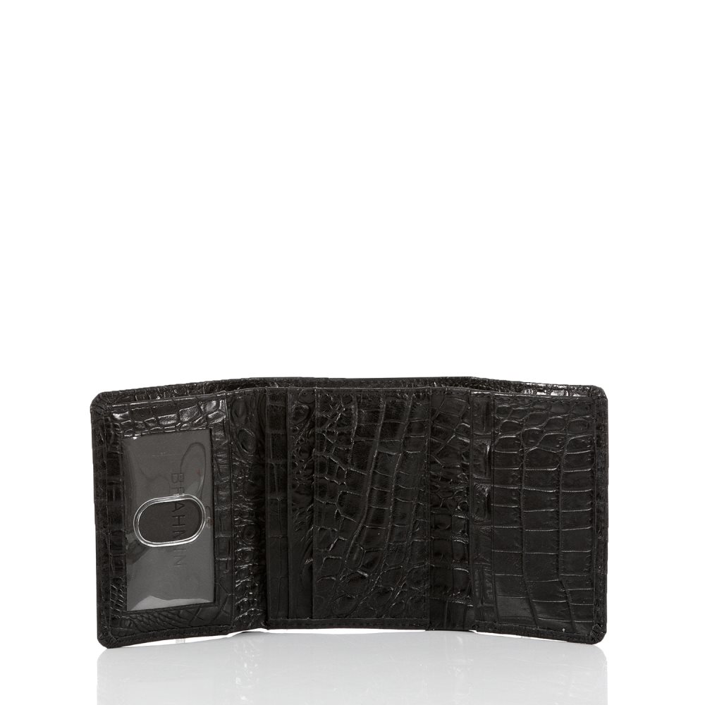 Brahmin Slim Trifold Black Canyon