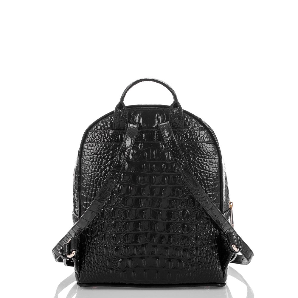 Brahmin Mini Dartmouth | Mini Black Leather Backpack