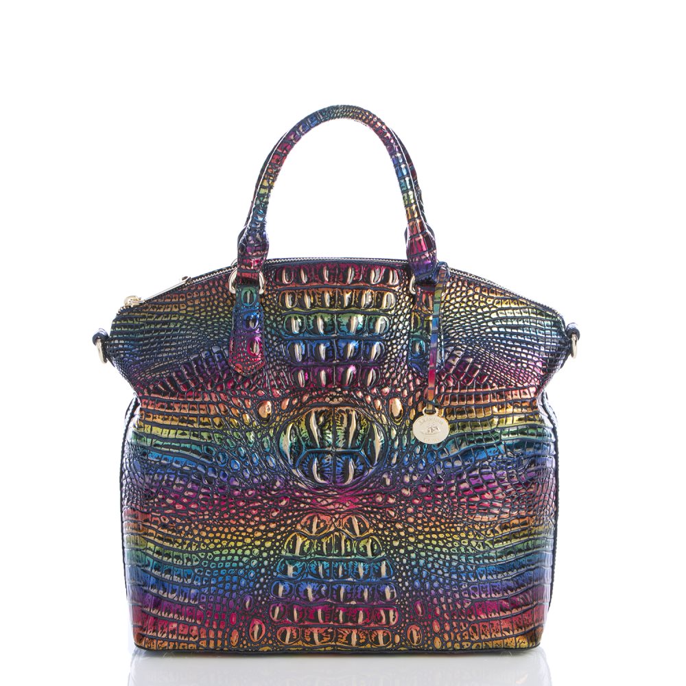 Brahmin Large Duxbury Satchel Technicolor Melbourne