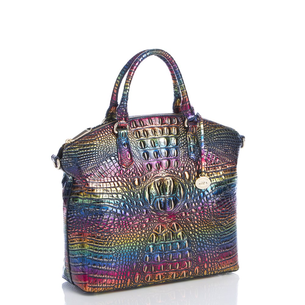 Brahmin Large Duxbury Satchel Technicolor Melbourne